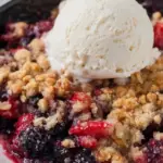 Berry Crisp Dump Cake