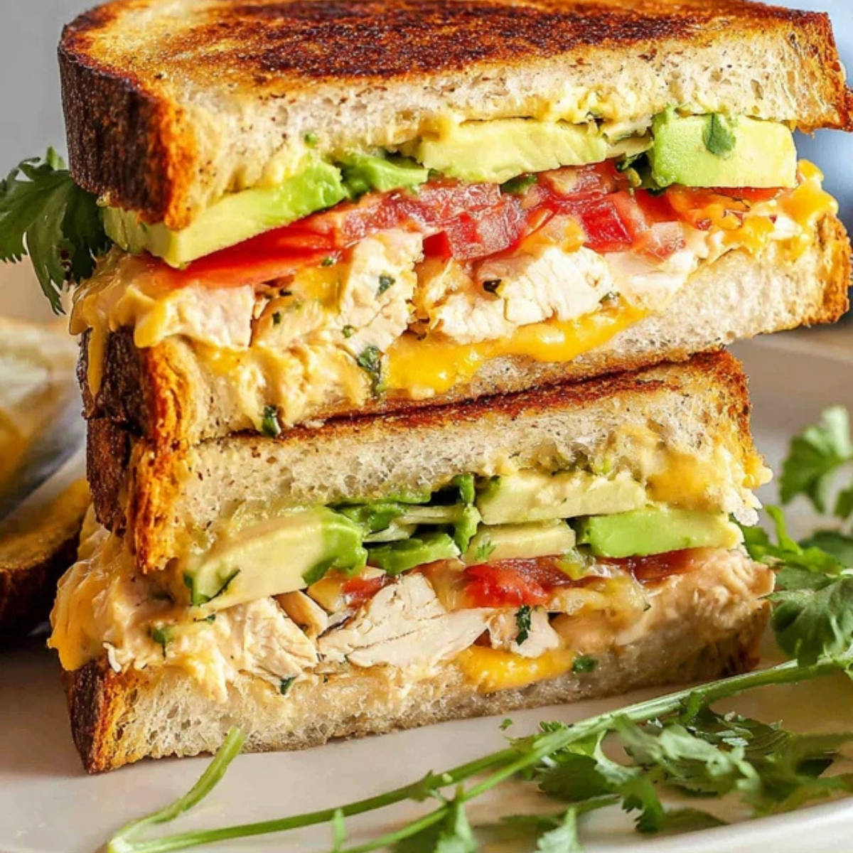 Chipotle Chicken Avocado Melt