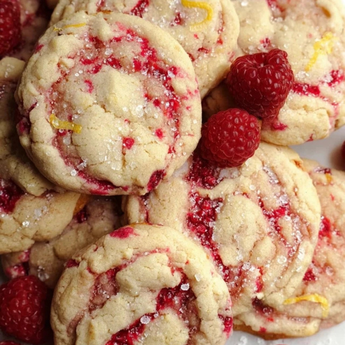 Lemon Raspberry Cookies