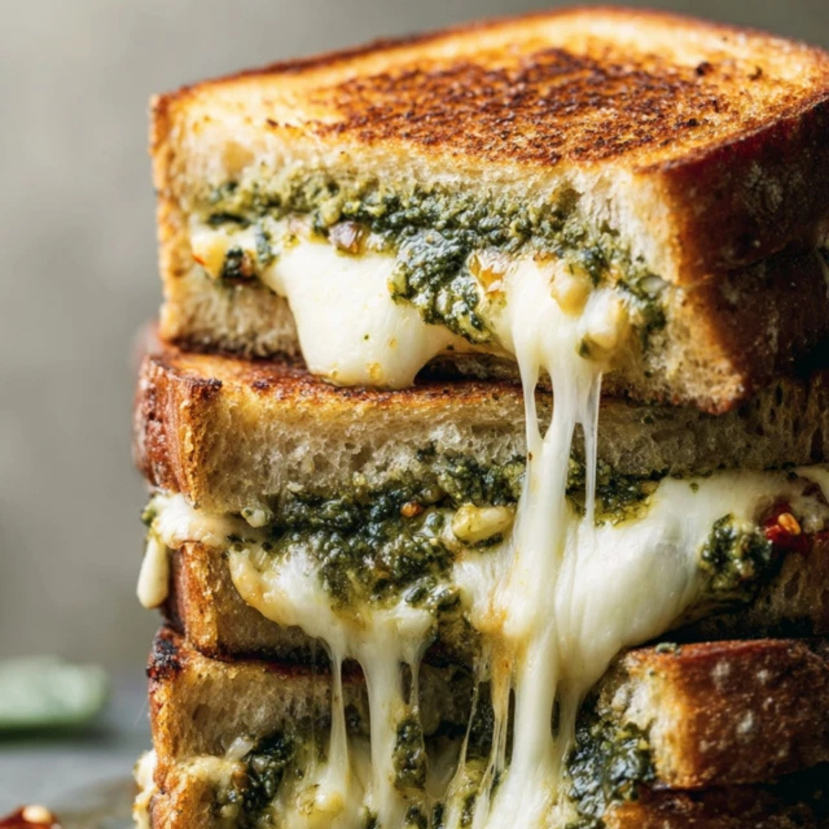 Pesto Grilled Cheese