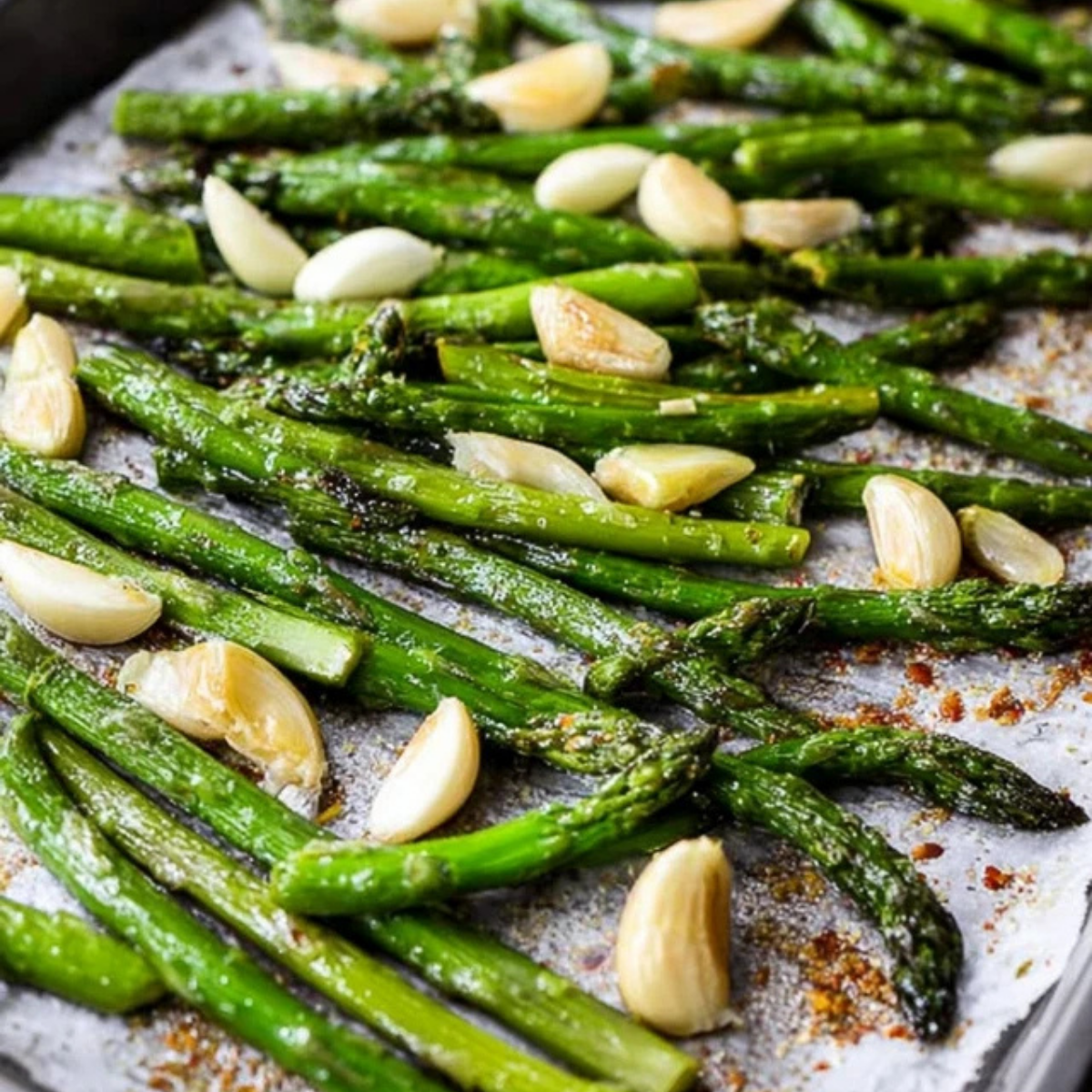 Roasted Asparagus with Garlic