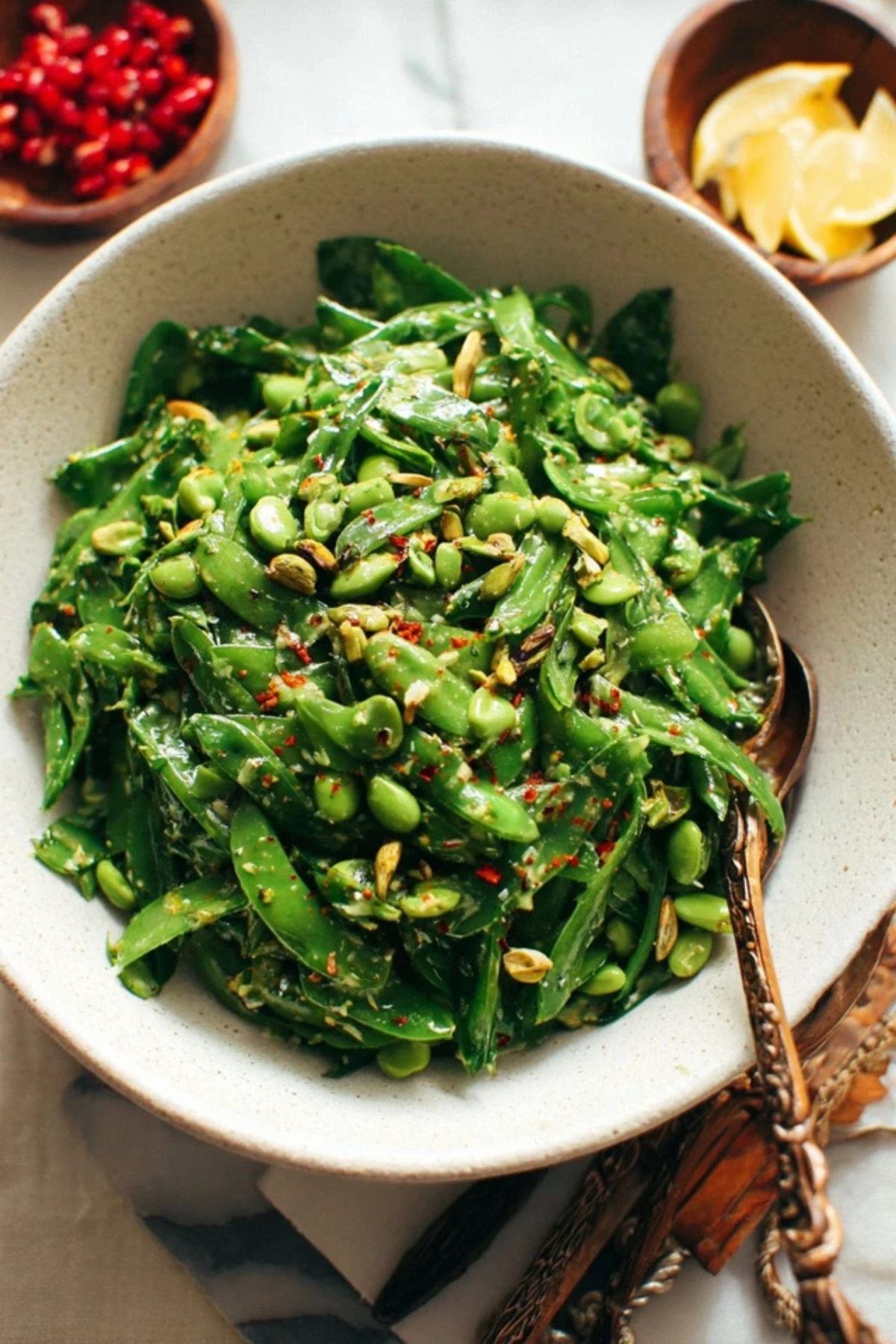 Snap Pea Salad with Zesty Lemon Vinaigrette