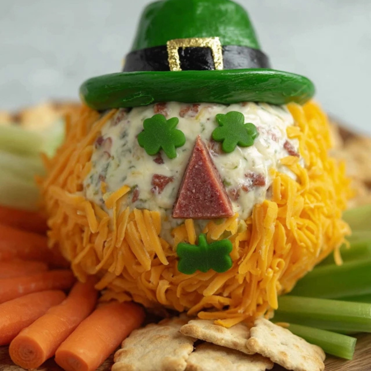 Corned Beef Leprechaun Cheeseball
