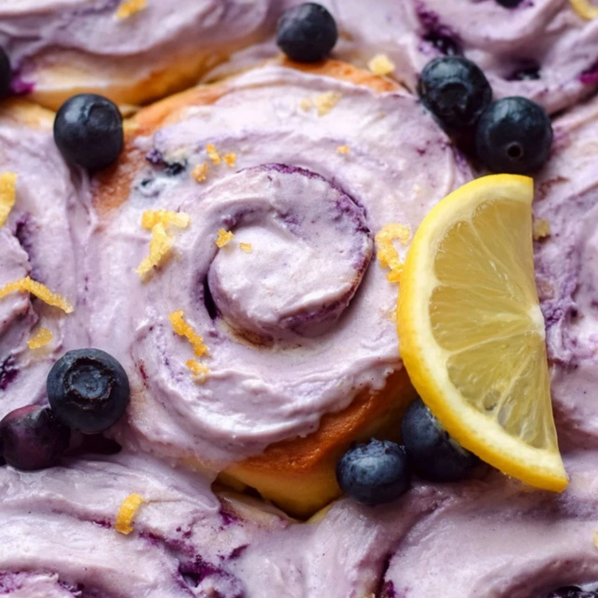Lemon Blueberry Rolls