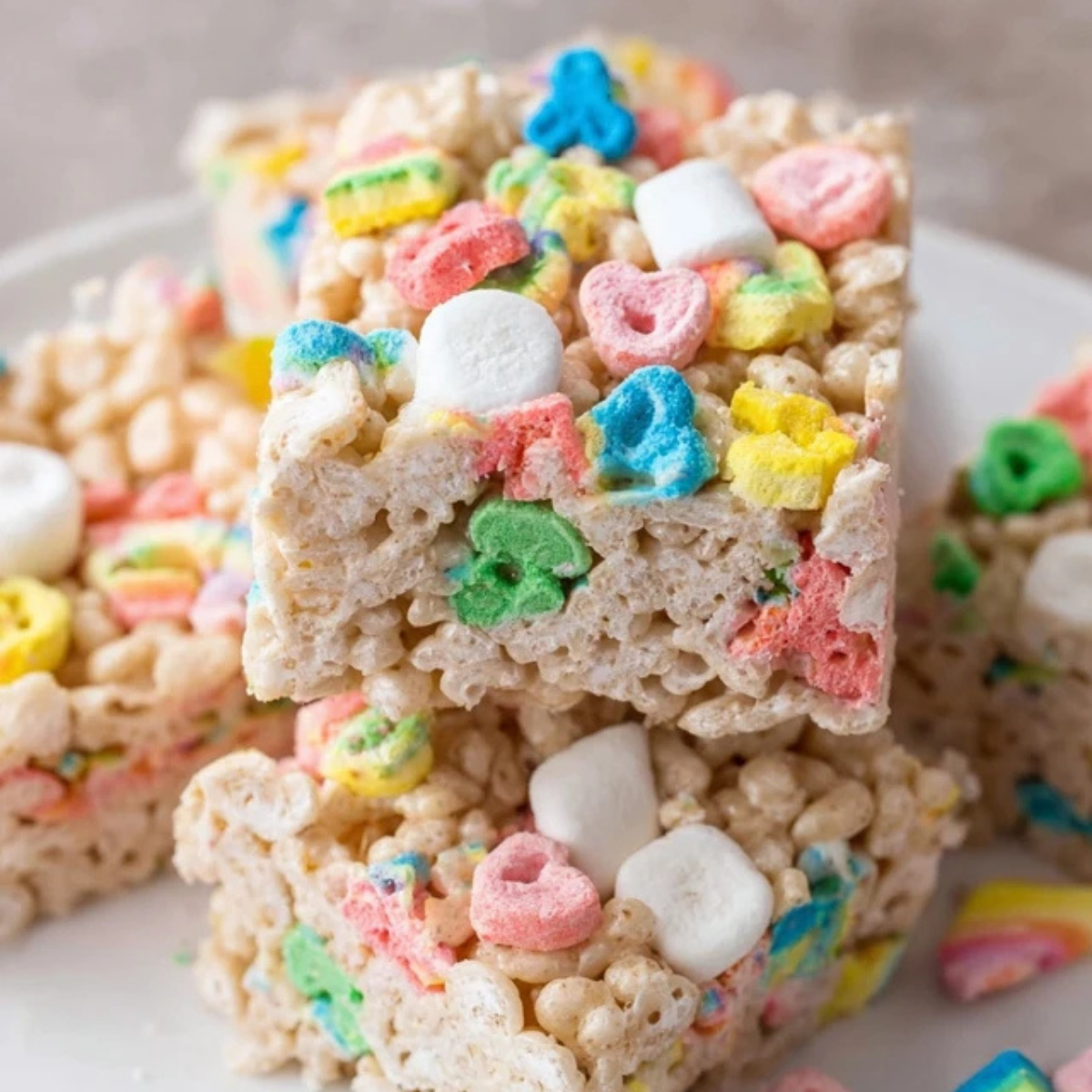 Lucky Charms Rice Crispy Marshmallow