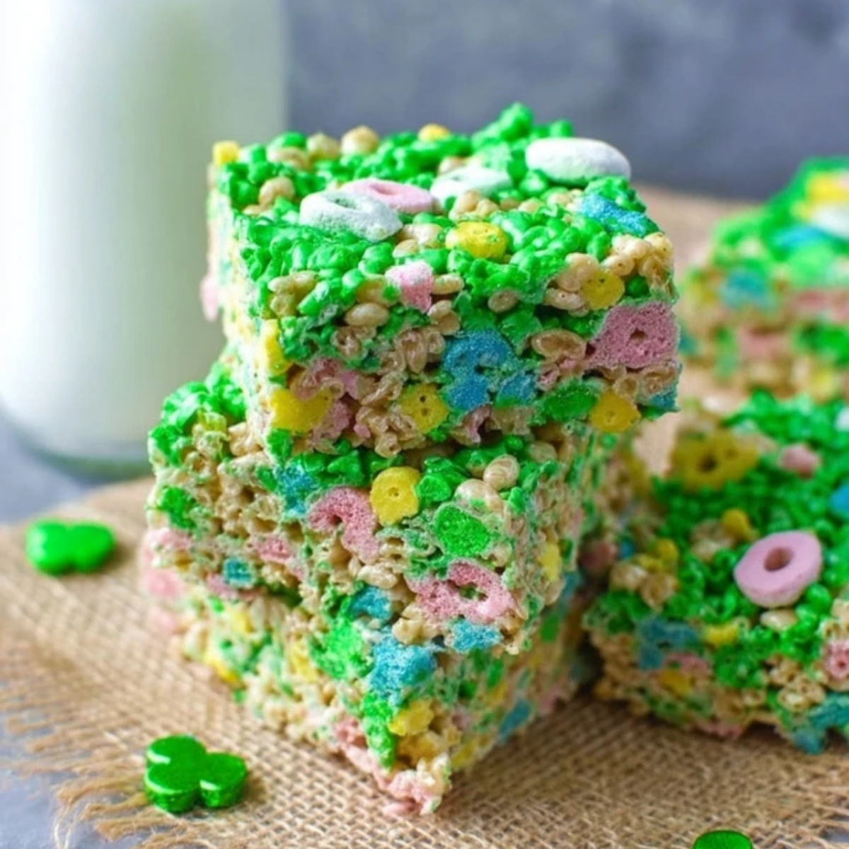 Lucky Charms Rice Krispie Treats