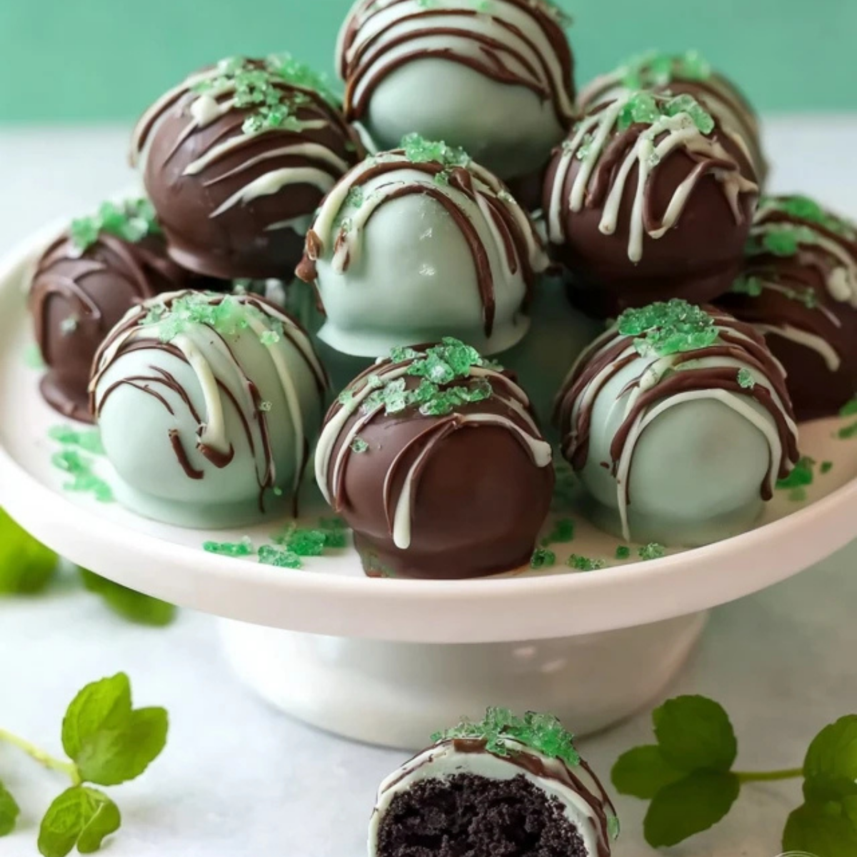 Mint Oreo Balls