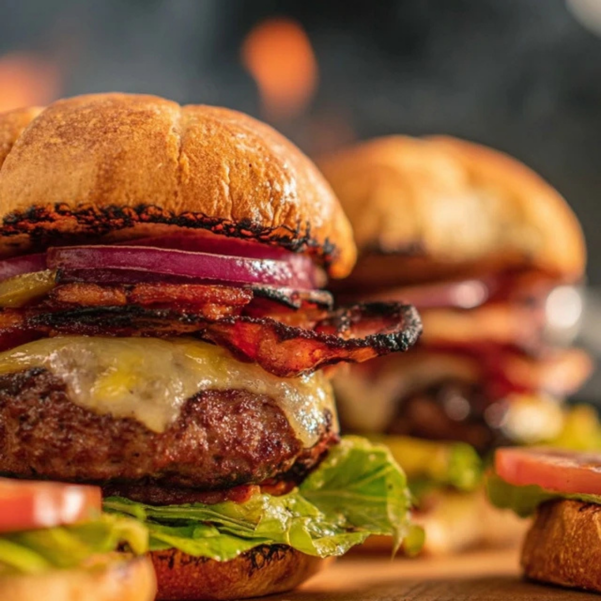 Smoked Hamburgers