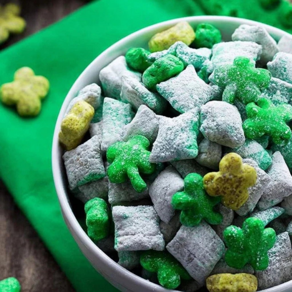 St Patrick’s Day Puppy Chow