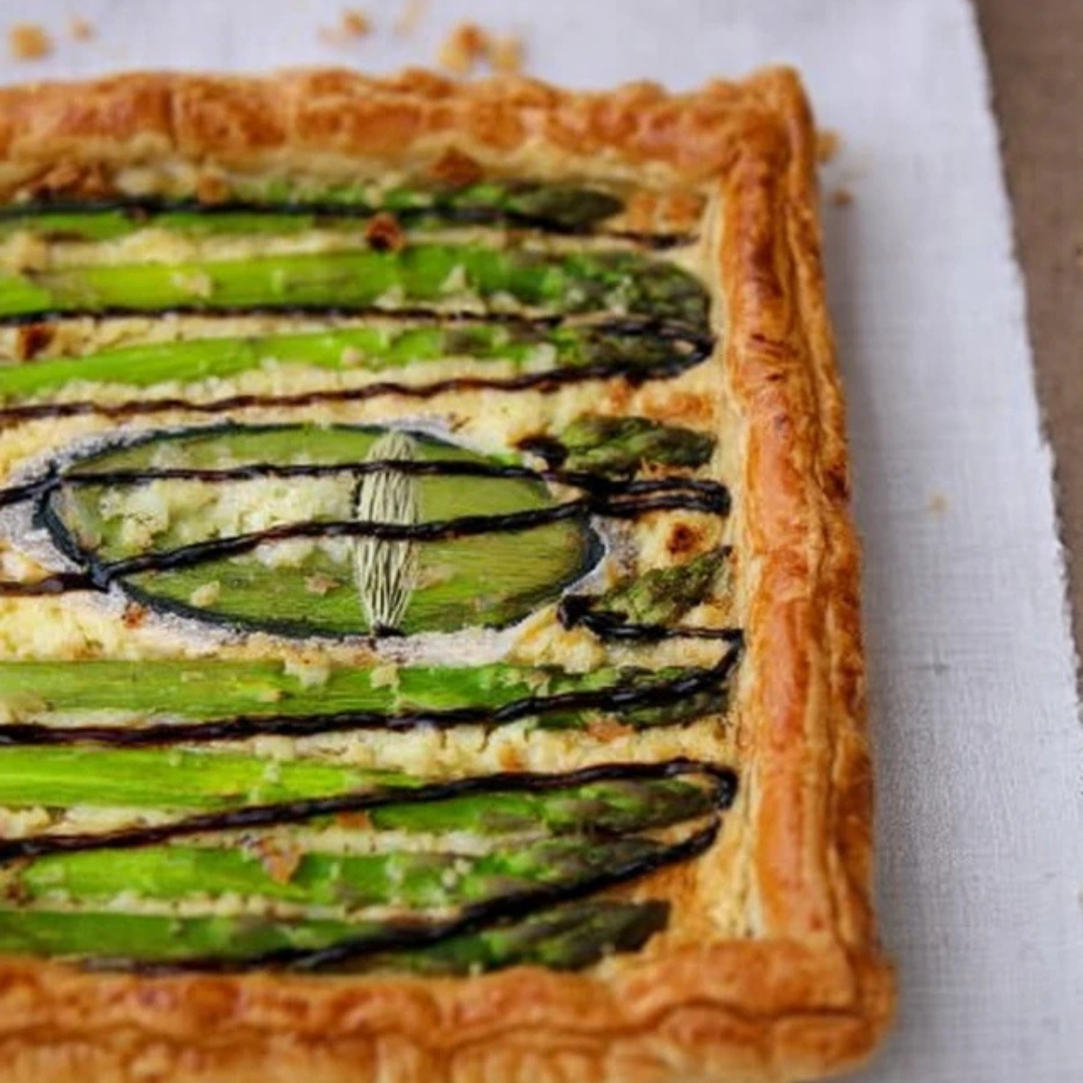 Asparagus Gruyere Tart