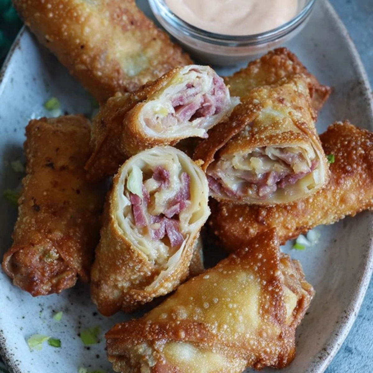 Crispy Reuben Eggrolls: Easy Deli-Style Appetizer - What To Cook