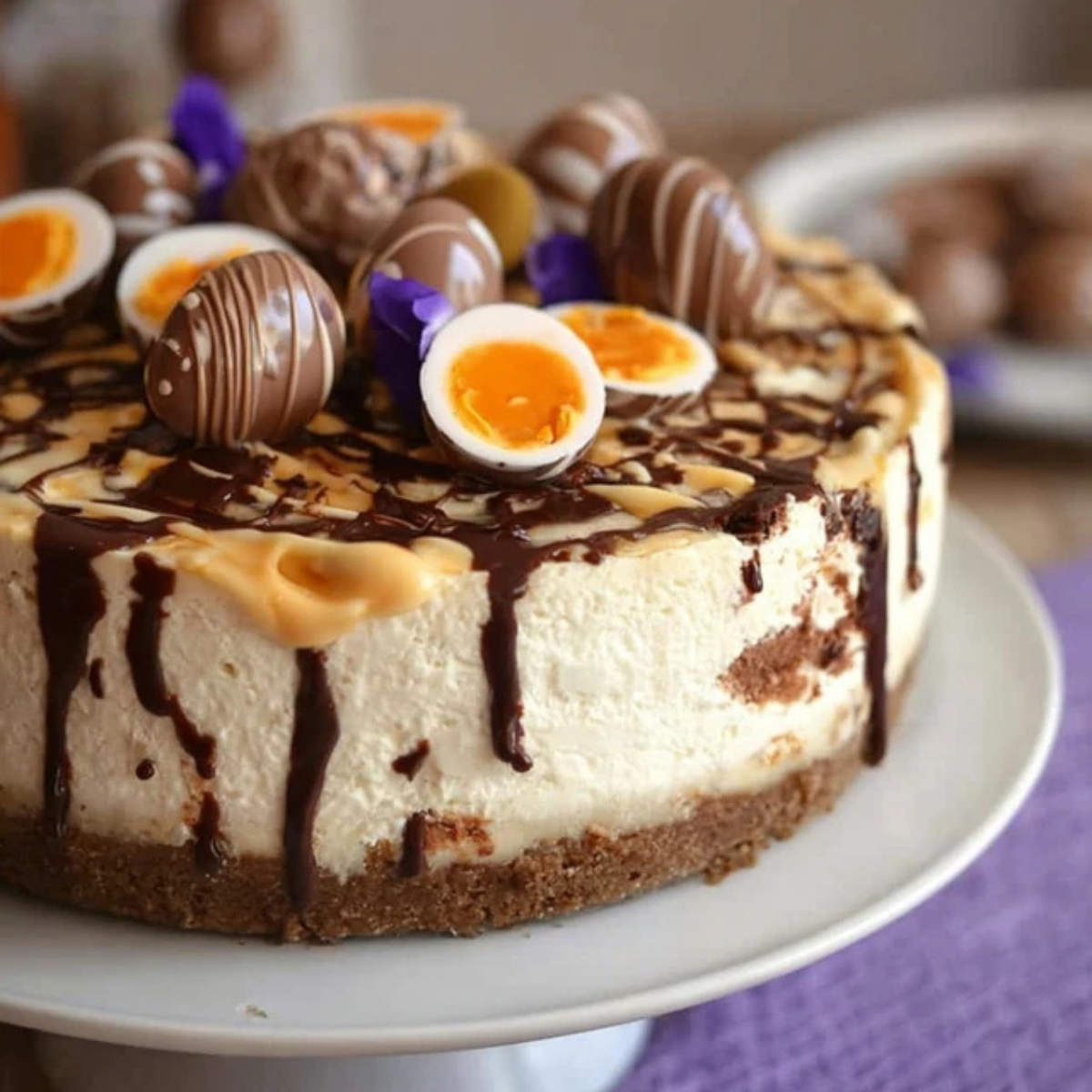 Creme Egg Cheesecake