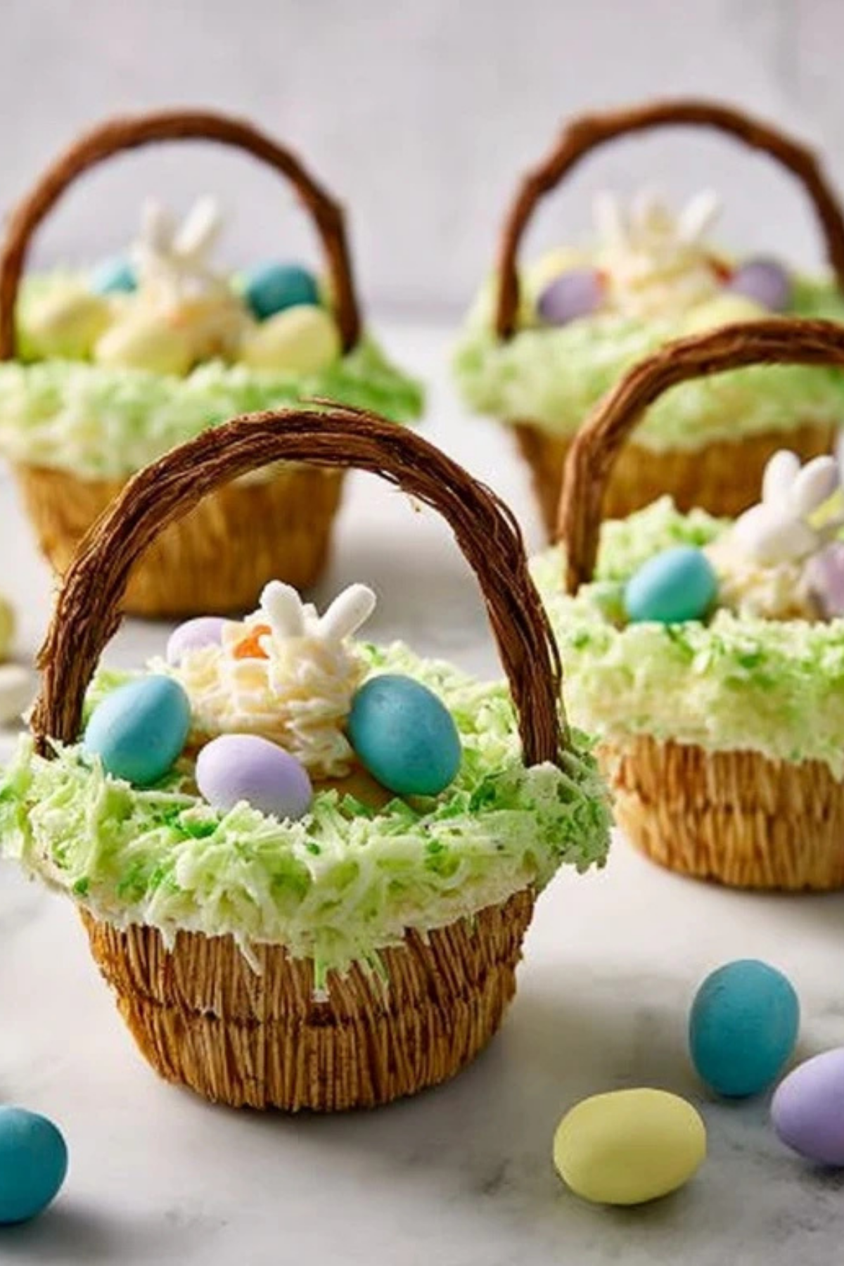 Easter Basket Cupcakes