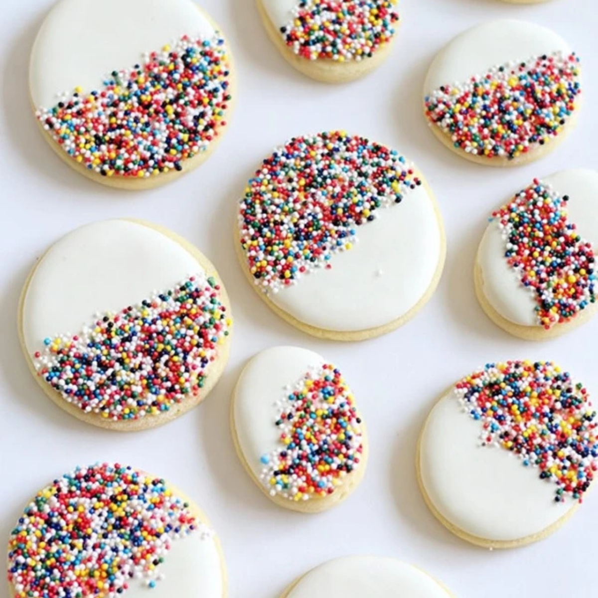 Easter Egg Sprinkle Cookies