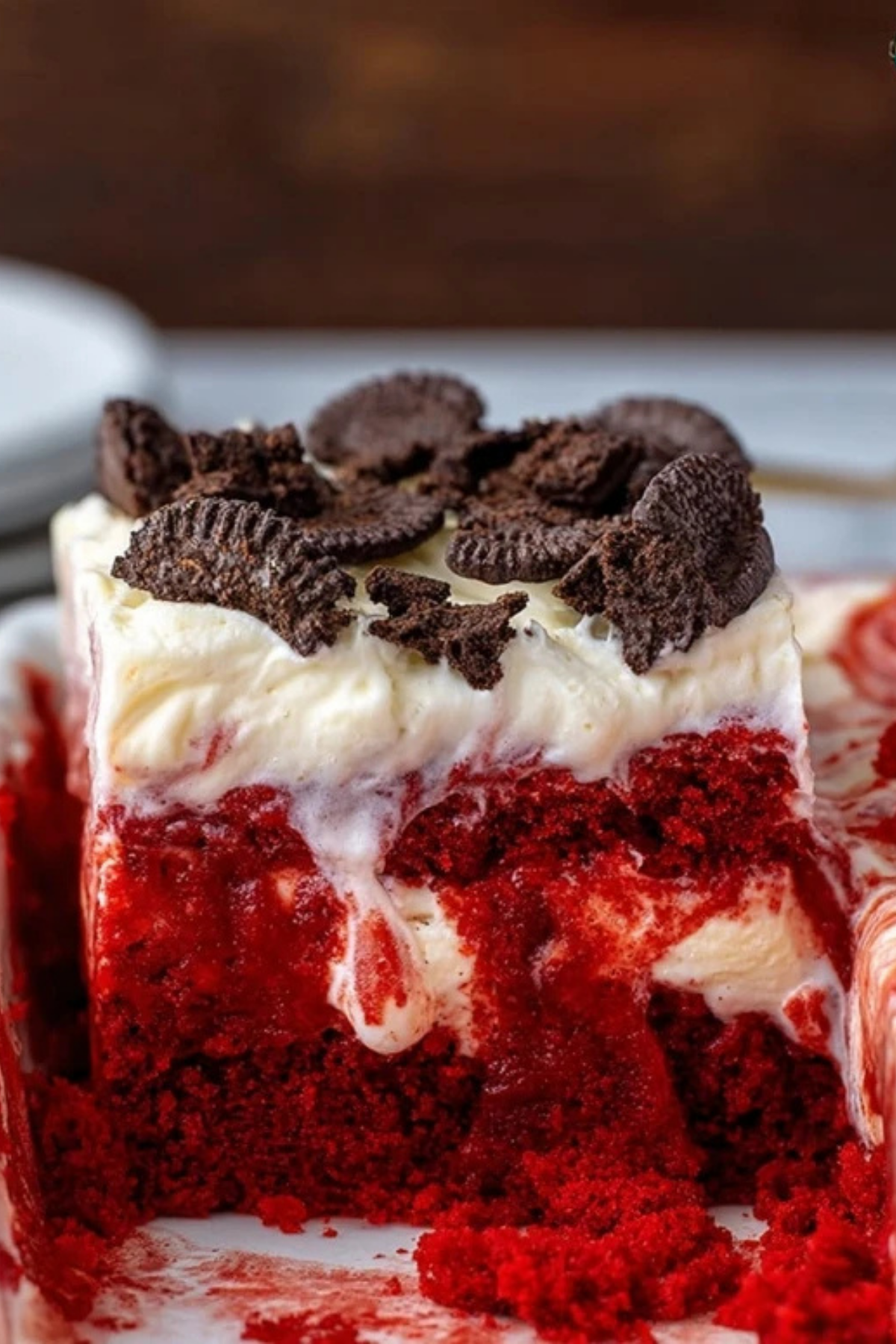 Red Velvet Poke Cake