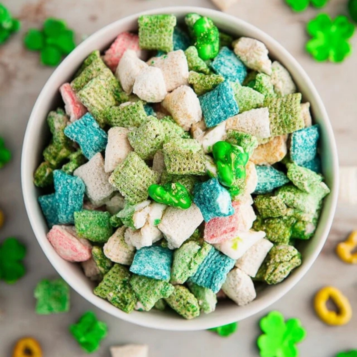 St Patrick’s Day Muddy Buddies