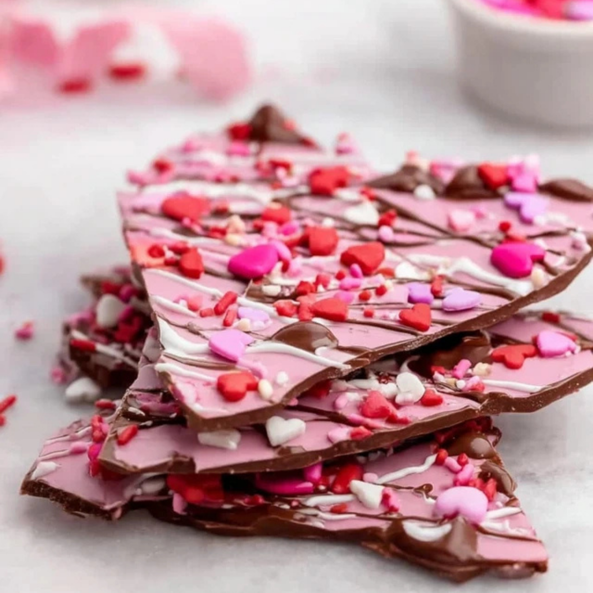 Valentine’s Chocolate Bark