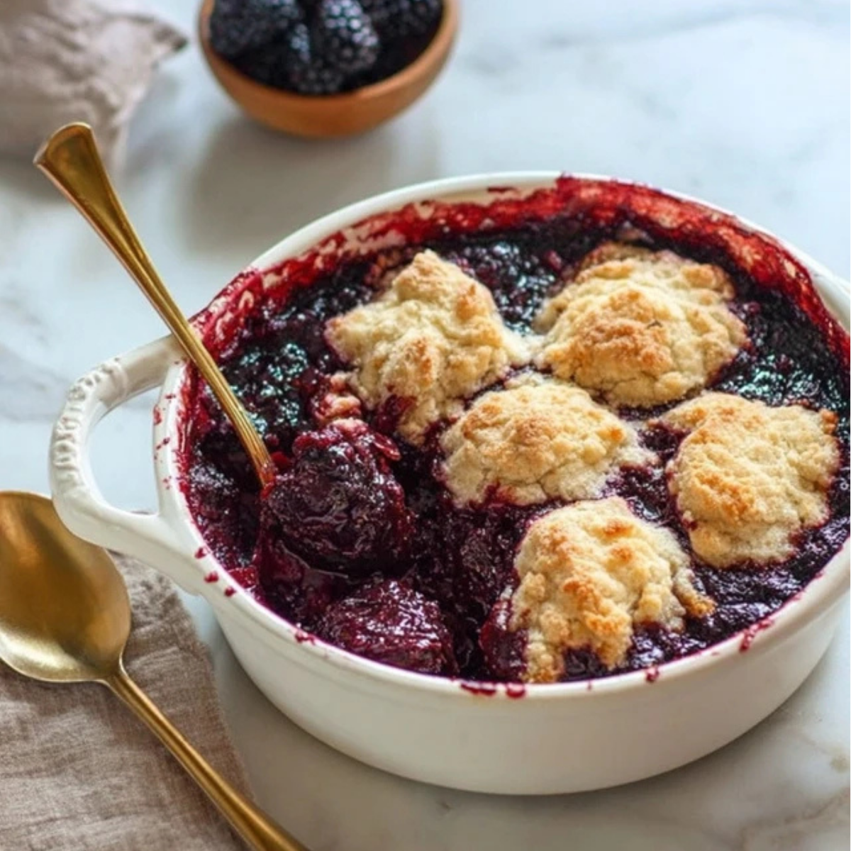 Bisquick Blackberry Cobbler