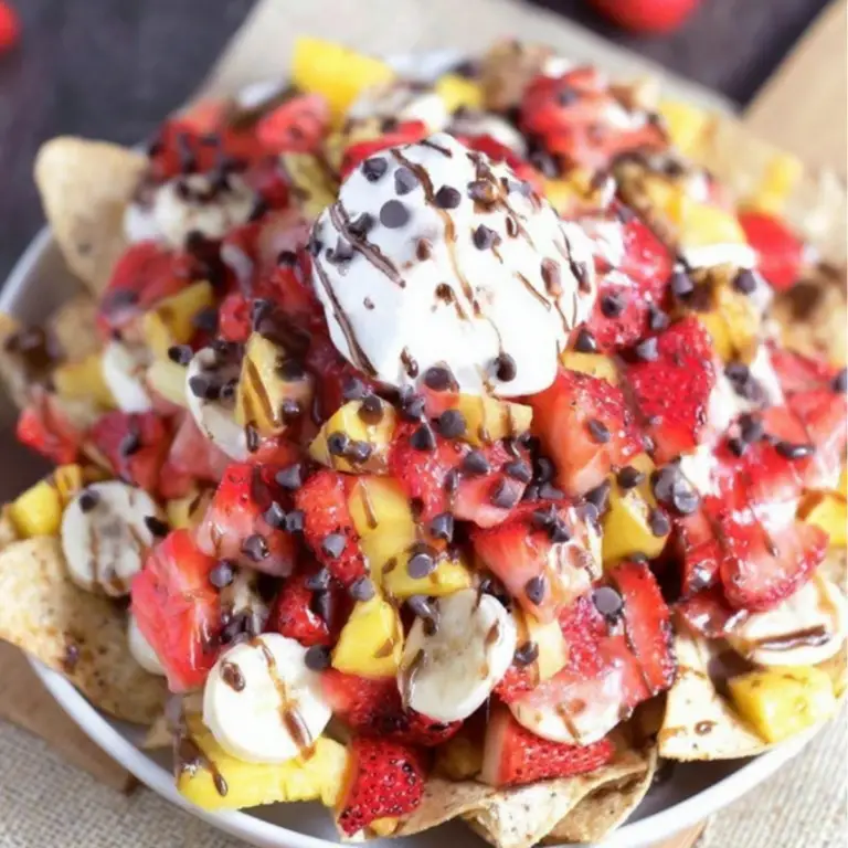 Grilled Dessert Nachos