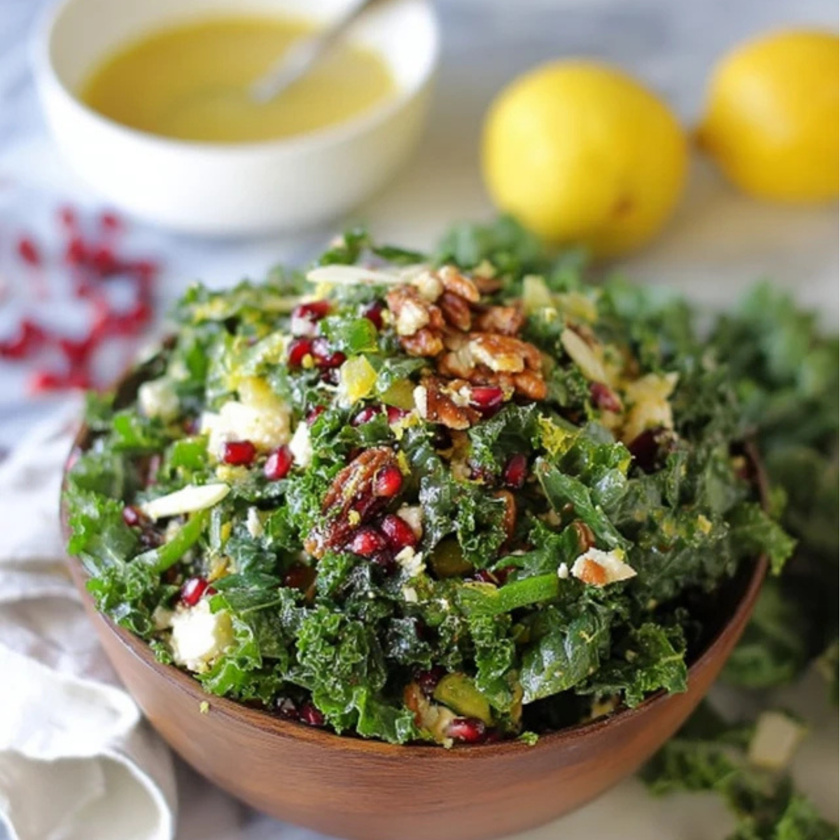 Kale Salad with Meyer Lemon Vinaigrette