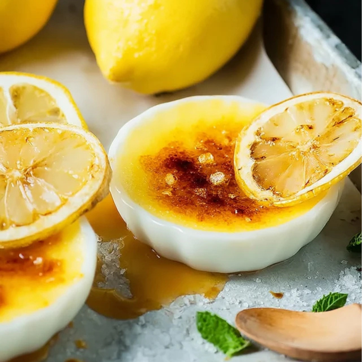 Lemon Posset Brûlée