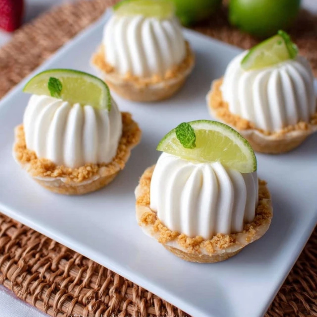 Mini No Bake Key Lime Pie