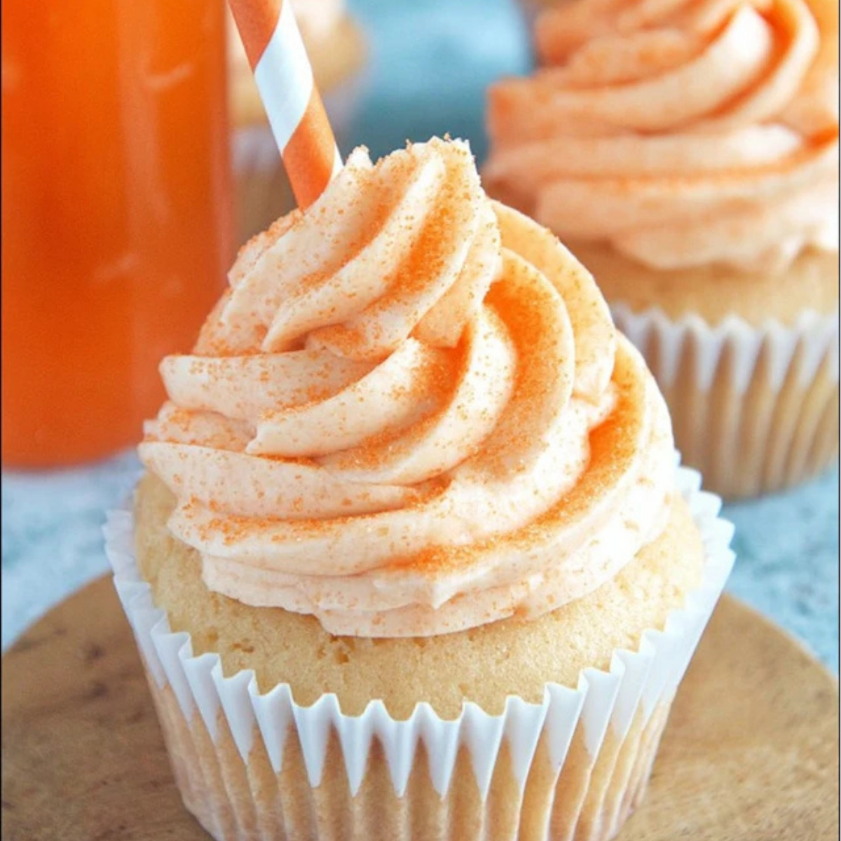 Orange Creamsicle Cupcakes