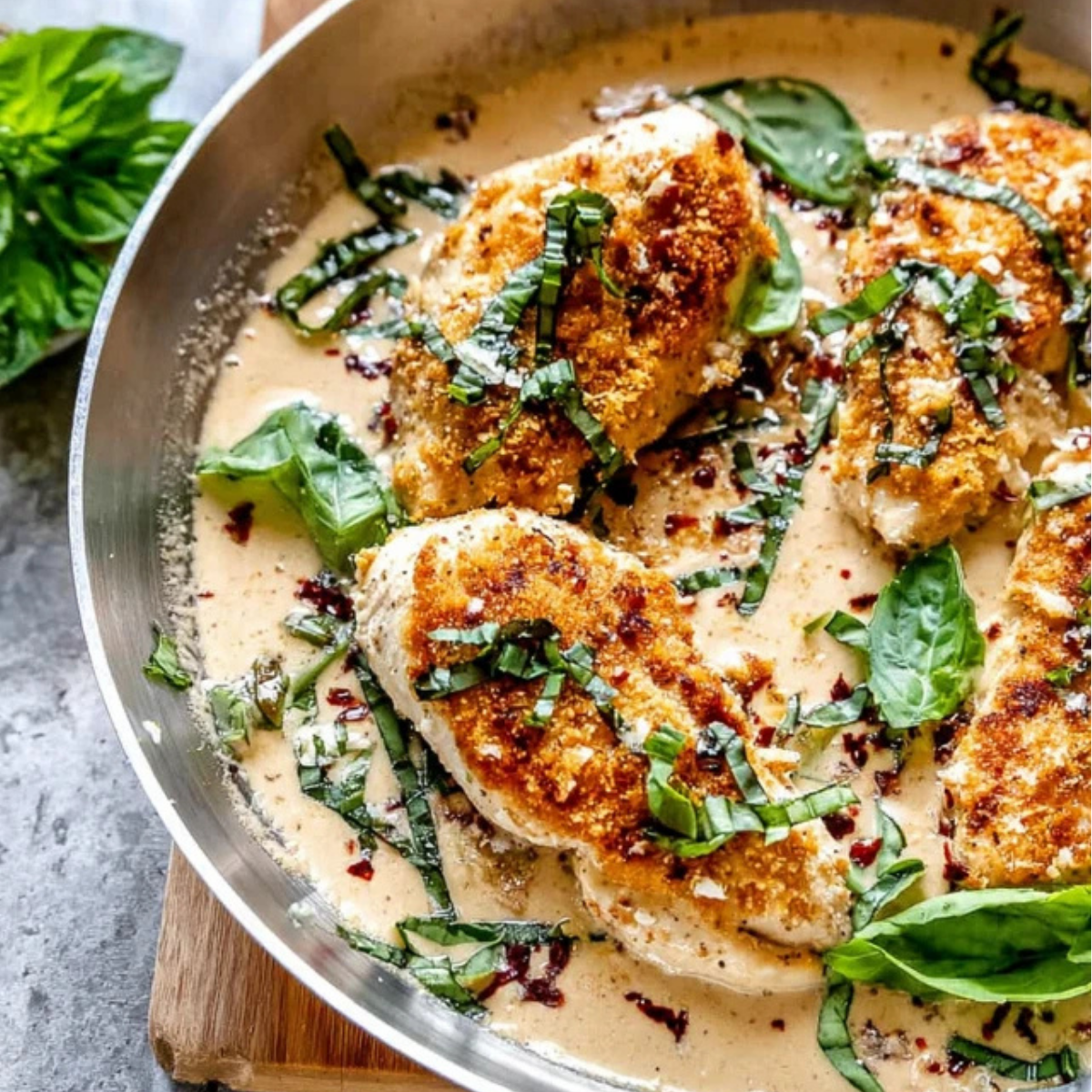 Parmesan Basil Chicken