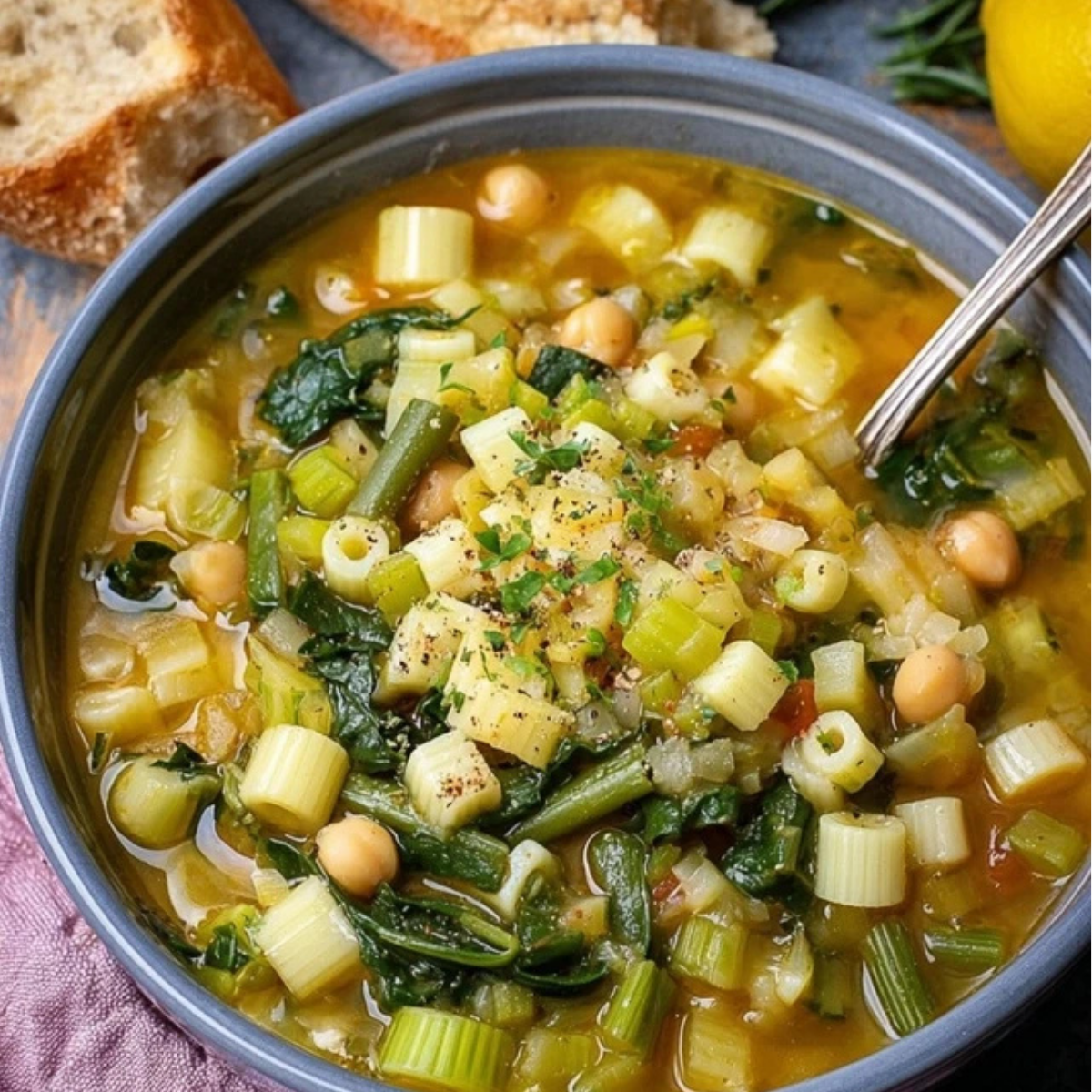 Spring Minestrone Soup