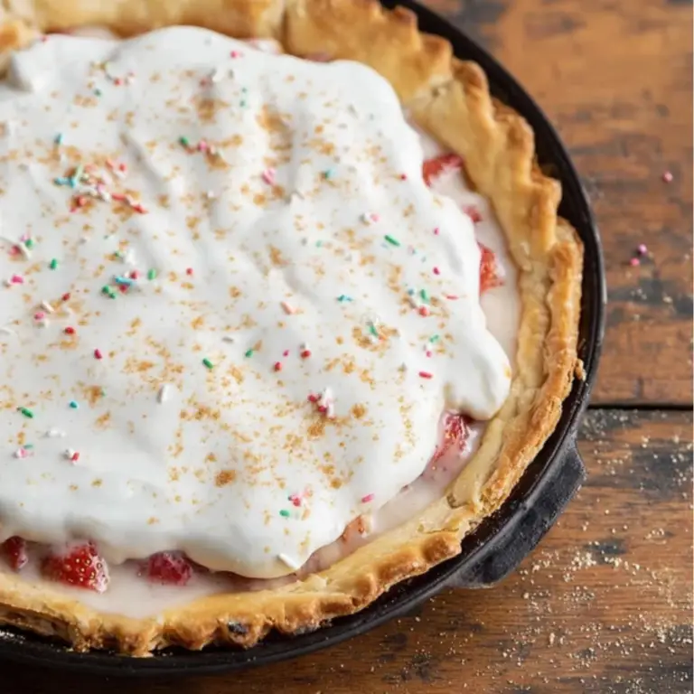 Strawberry Pop Tart Pie