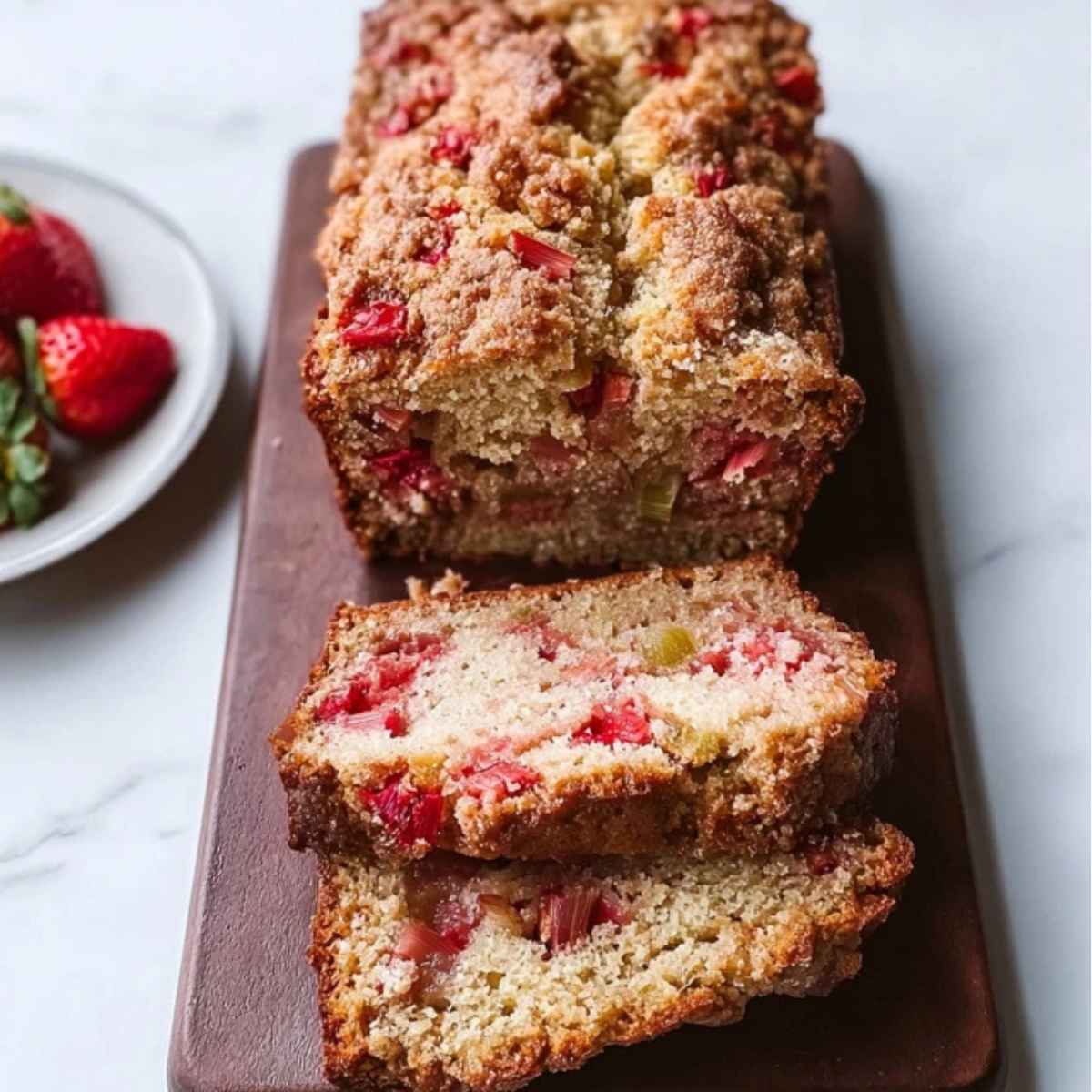 Strawberry Rhubarb Bread