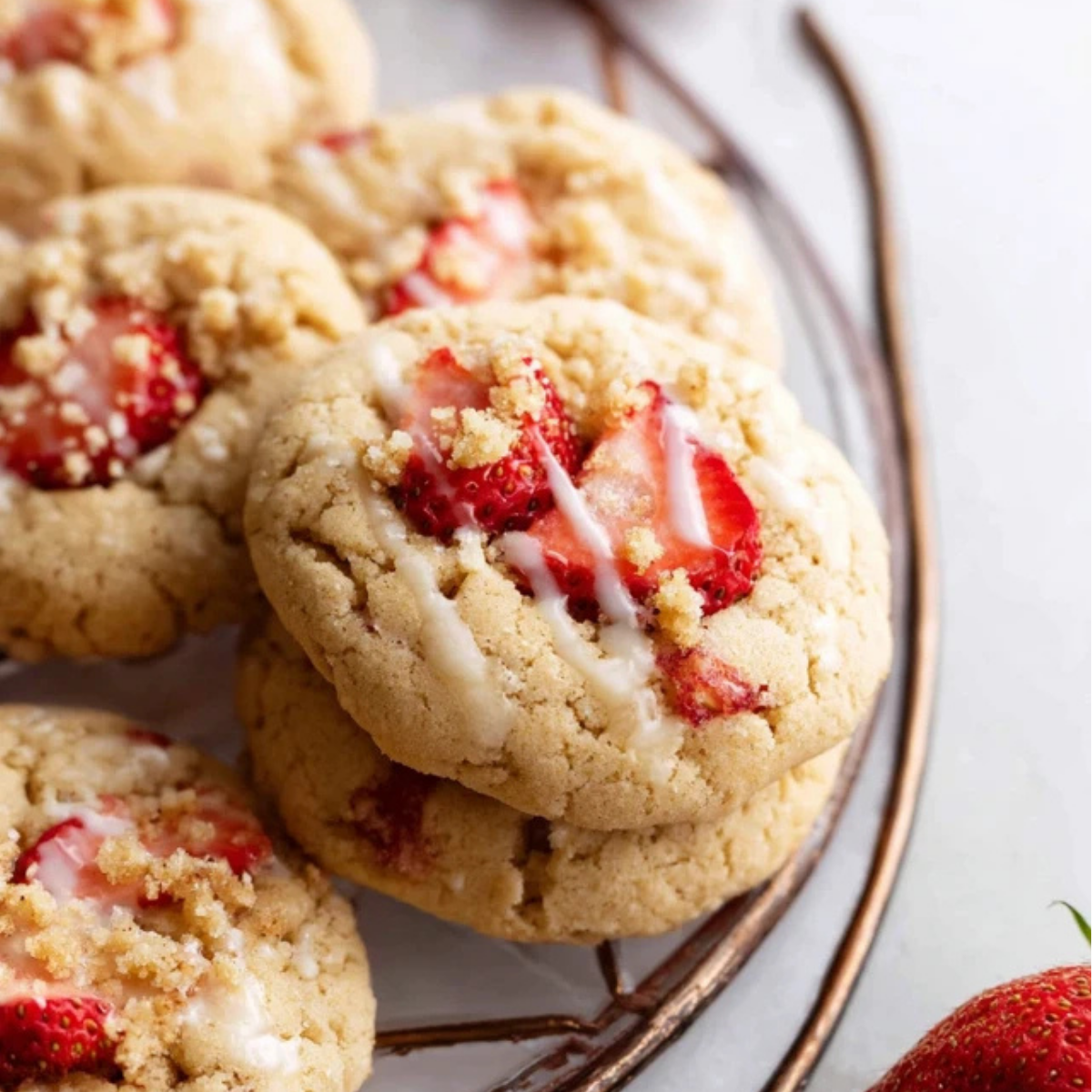 Strawberry Shortcake Cookies