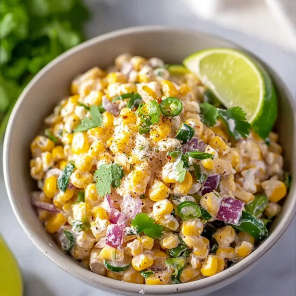 Street Corn Salad with Greek Yogurt