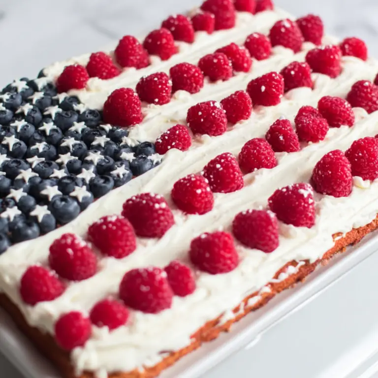 American Flag Cake