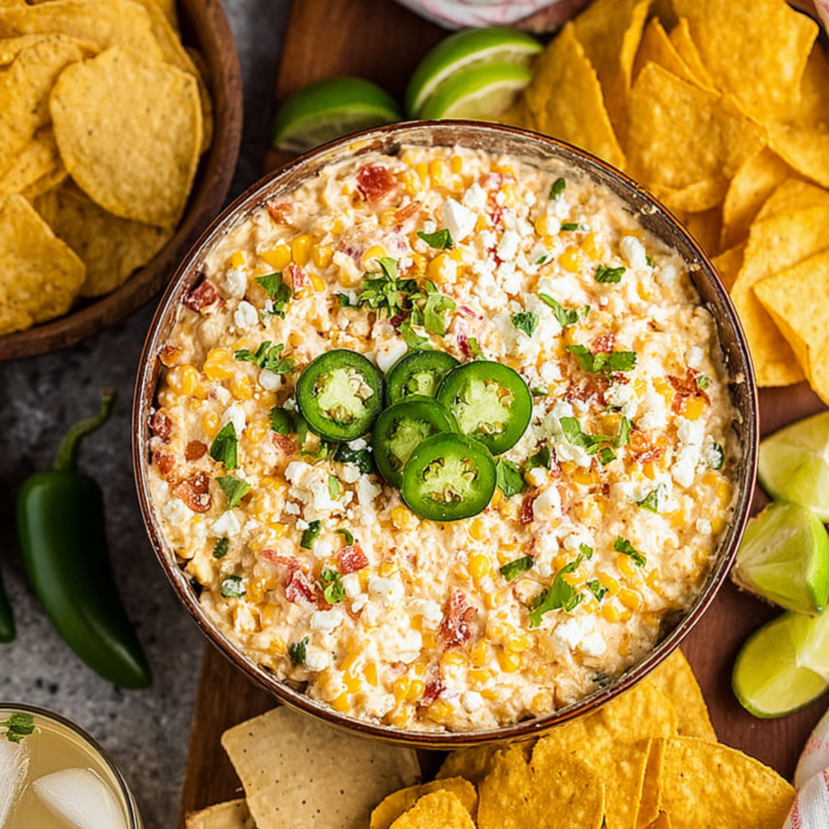 Crockpot Jalapeno Corn Dip