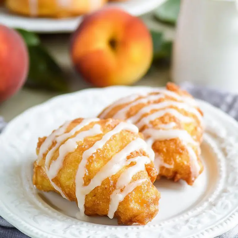 Fresh Peach Fritters