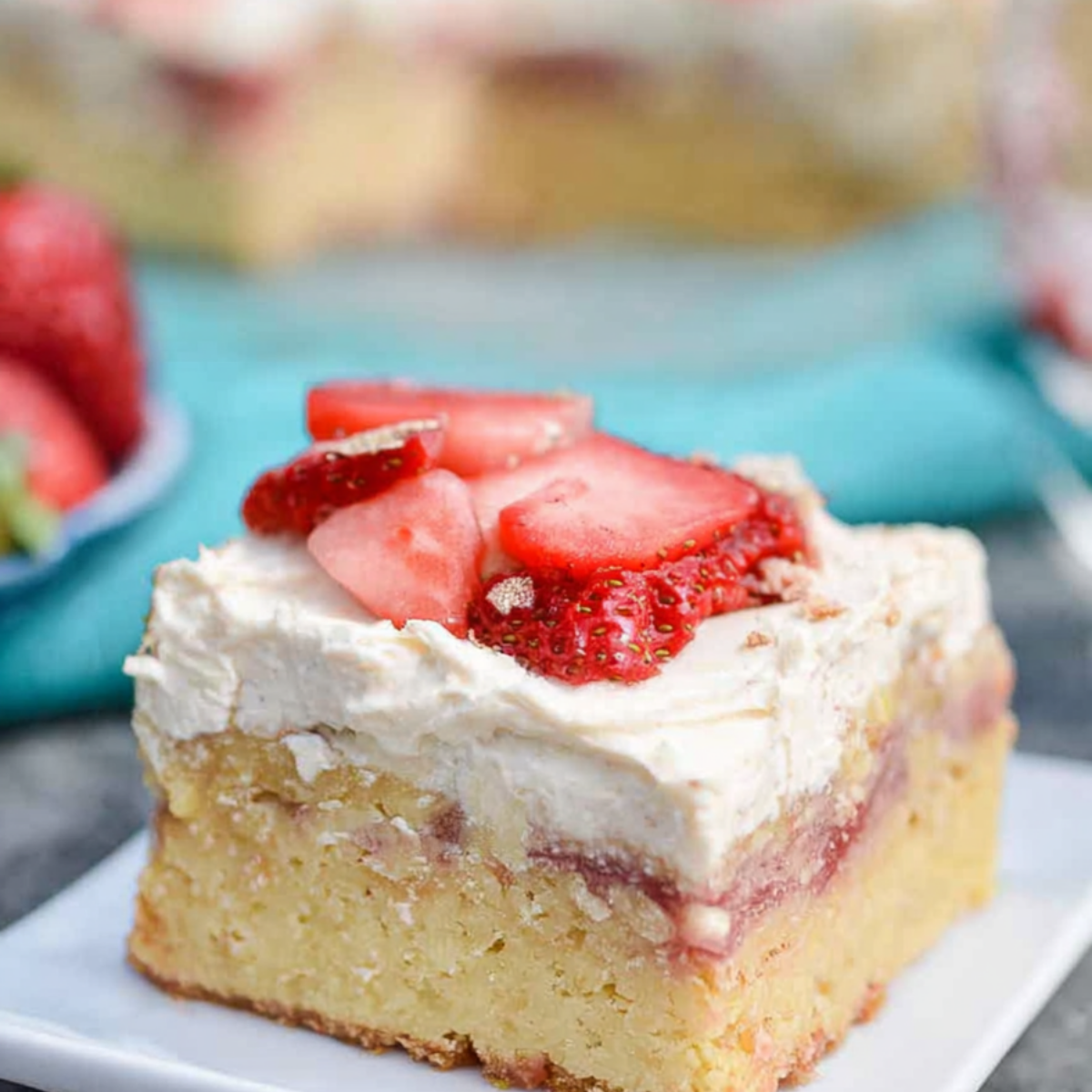 Keto Rhubarb Dream Bars