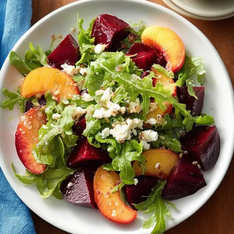 Nectarine and Beet Salad