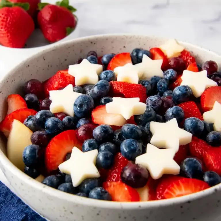 Red White & Blue Fruit Salad