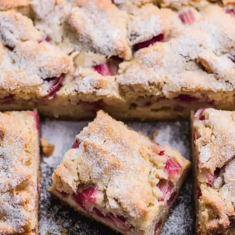 Rhubarb Breakfast Cake